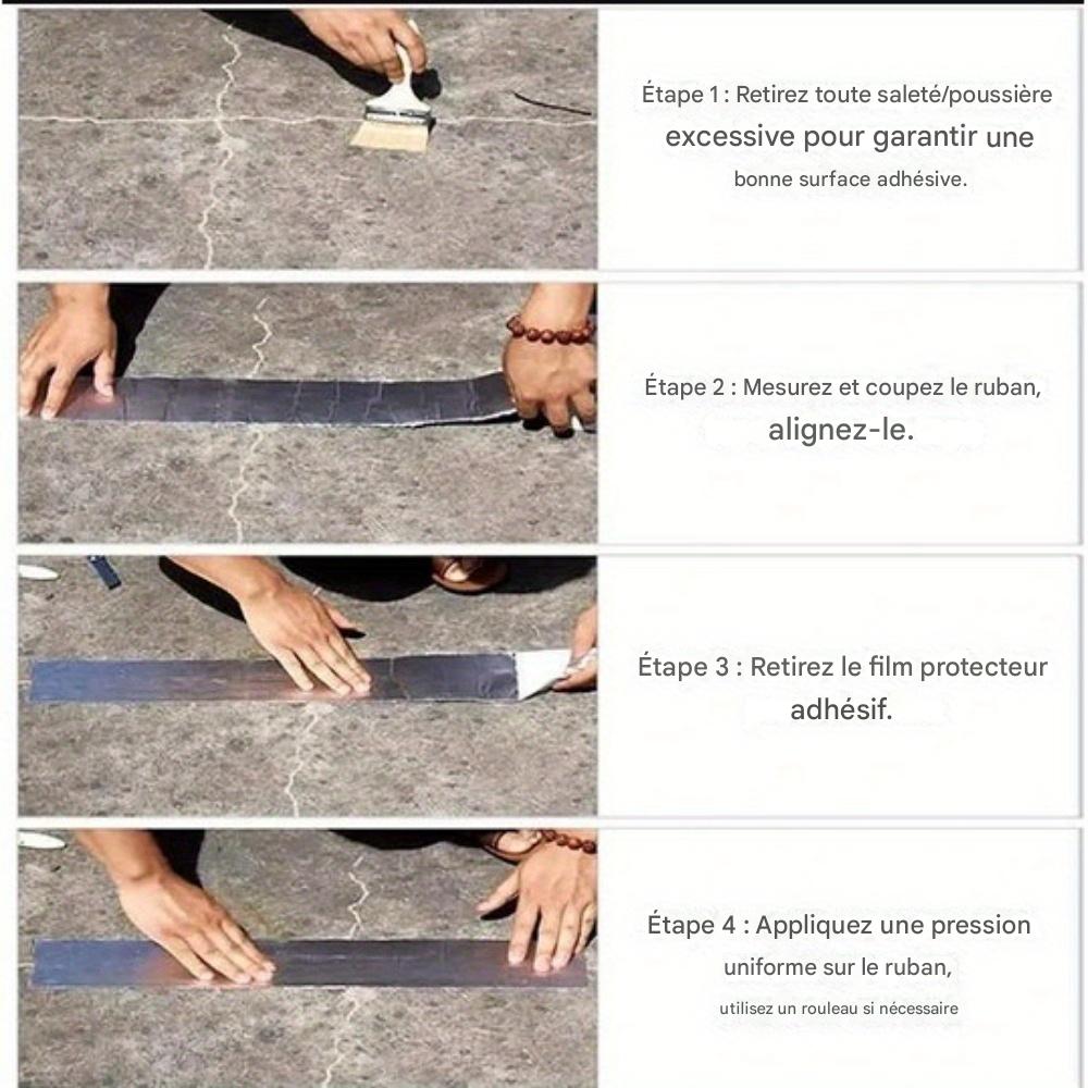 Scelle • Répare • Protège – Étanchéité instantanée sur toutes surfaces !