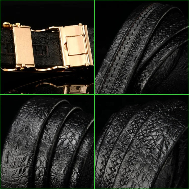 Ceinture en Cuir Véritable pour Hommes – Luxe & Élégance | Top Quality Famous Brand