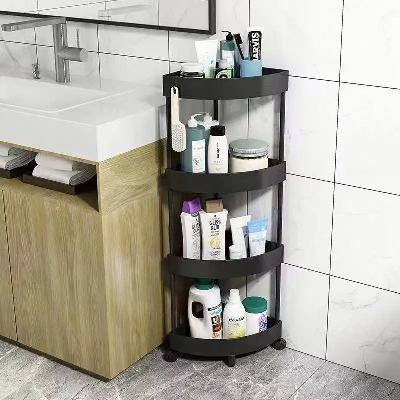 Étagère de Rangement Triangulaire – Salle de Bain & Cuisine