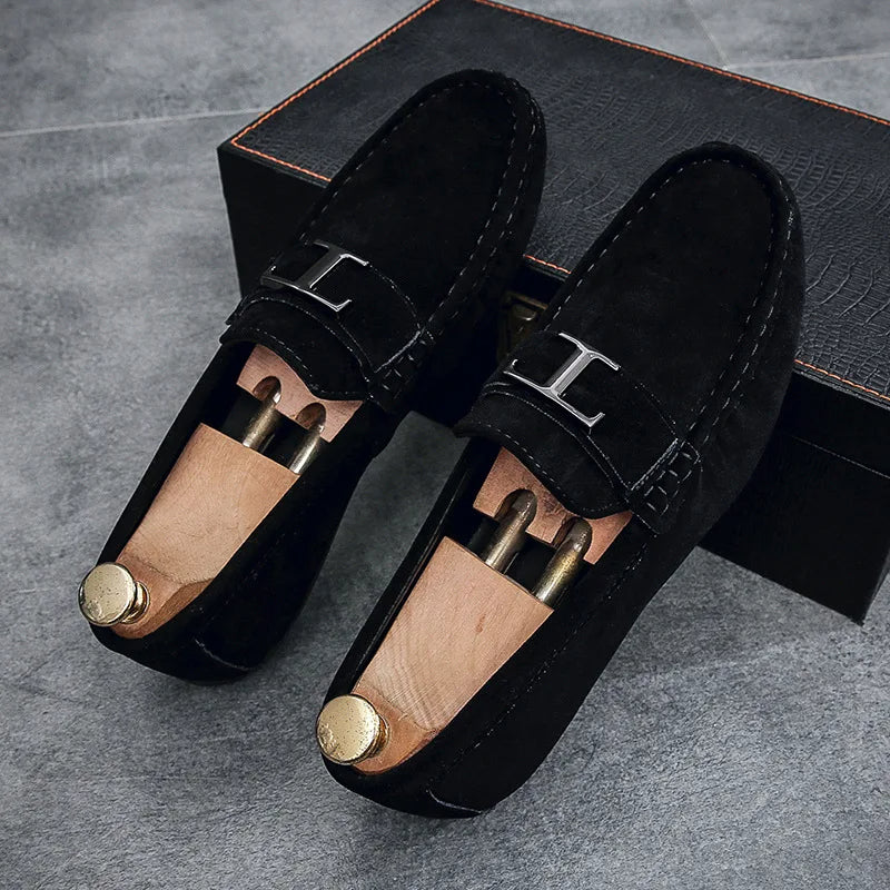 MOCASSINS HOMME EN DAIM ÉLÉGANT