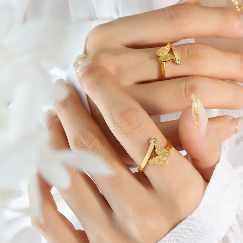 Ensemble Bijoux Papillon Givré – Élégance Féminine & Style Romantique