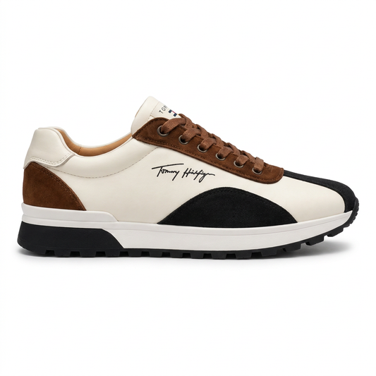 Sneakers Premium en Cuir & Daim