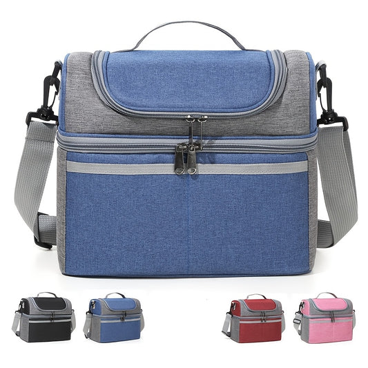 Sac à Déjeuner Isolé en Tissu Grande Capacité