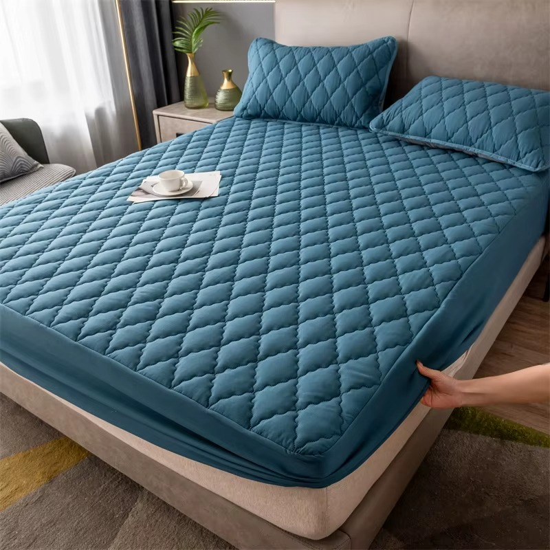 Protège-Matelas & Couvre-Lit Épais Matelassé – Confort & Protection Imperméable