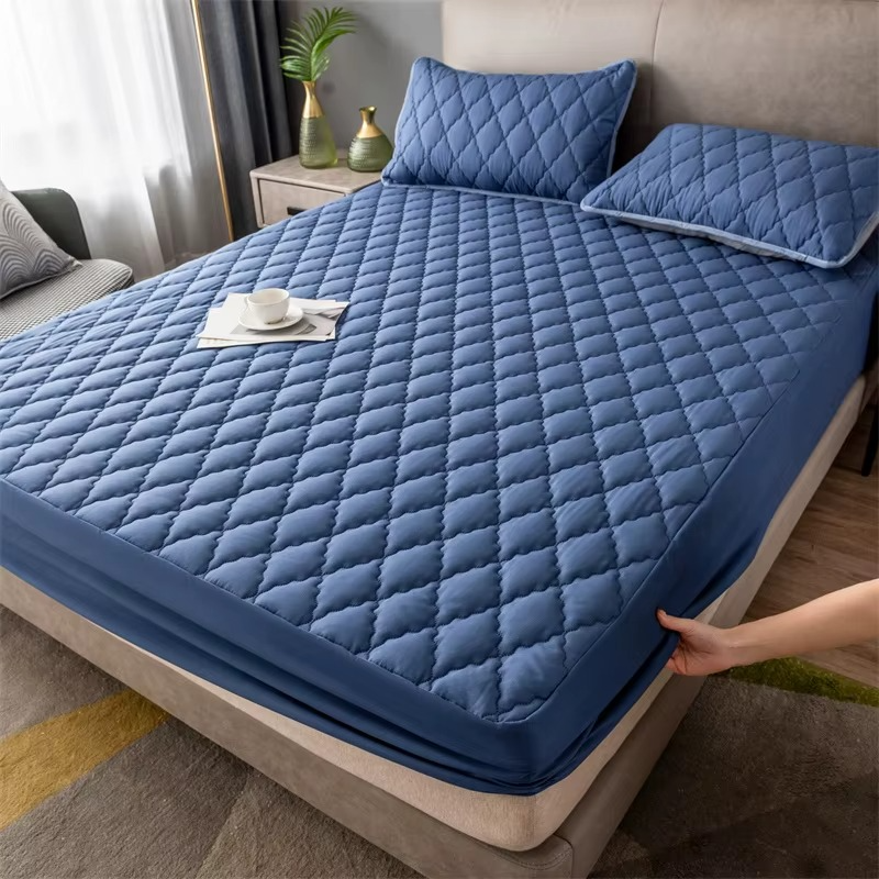 Protège-Matelas & Couvre-Lit Épais Matelassé – Confort & Protection Imperméable