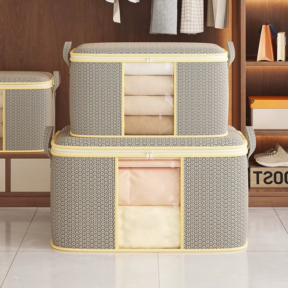 Lot de 3 Sacs de Rangement Grande Capacité – Vêtements, Couettes & Linge