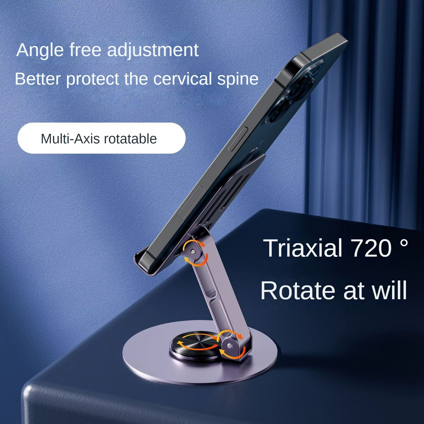 Support de Téléphone Portable d’Intérieur – Multifonctionnel, Flexible & Pliable