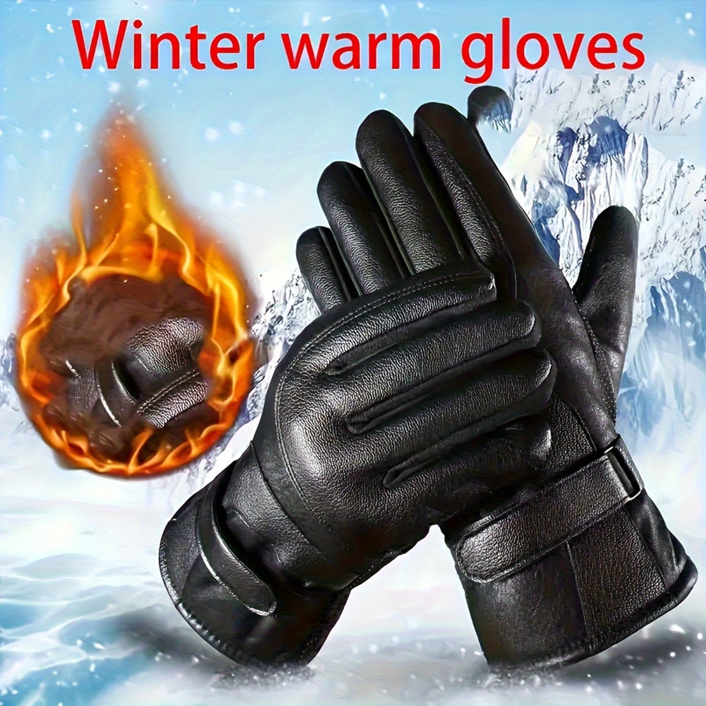 Gants d’Hiver Unisexes de Haute Qualité – Thermiques, Isolés & Compatibles Écran Tactile