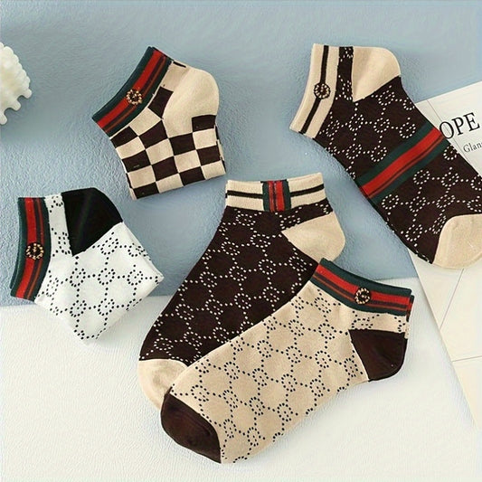 LOT DE 5 PAIRE DE CHAUSSETTES BATEAU COUPLE – STYLE & CONFORT