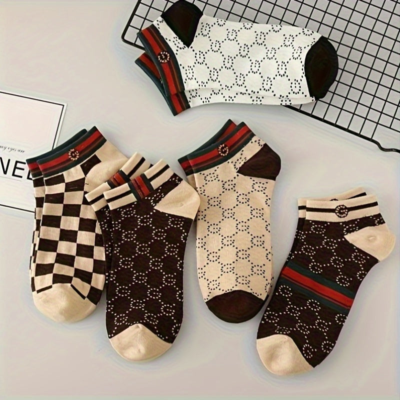 LOT DE 5 PAIRE DE CHAUSSETTES BATEAU COUPLE – STYLE & CONFORT