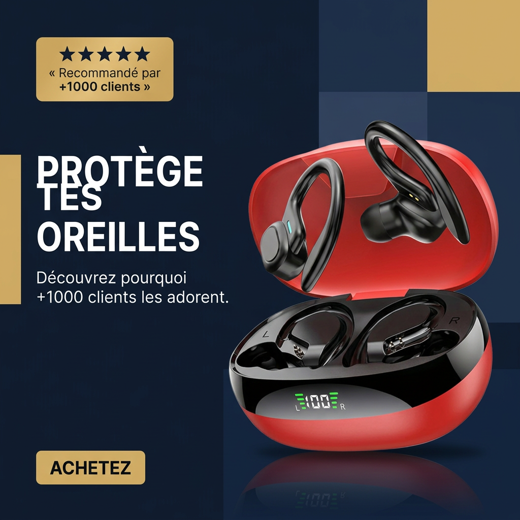 ÉCOUTEURS TRUE WIRELESS SPORT AVEC ENC & ÉCRAN LED
