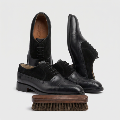 Pack Prestige Borj Afrique : Oxford Brogue en Daim & Cuir + Ceinture Offerte