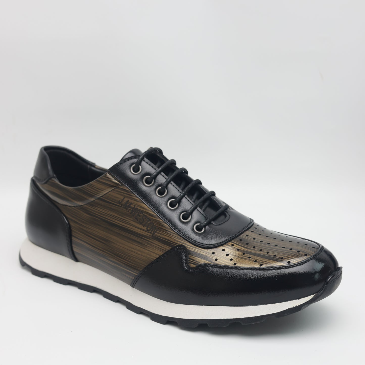 Chaussures de Luxe "Ébène & Bronze" – Élégance Italienne