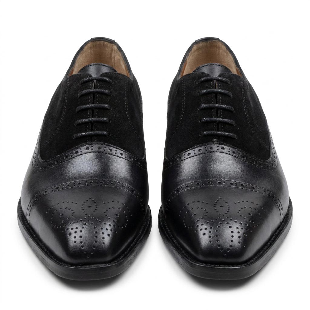 Pack Prestige Borj Afrique : Oxford Brogue en Daim & Cuir + Ceinture Offerte