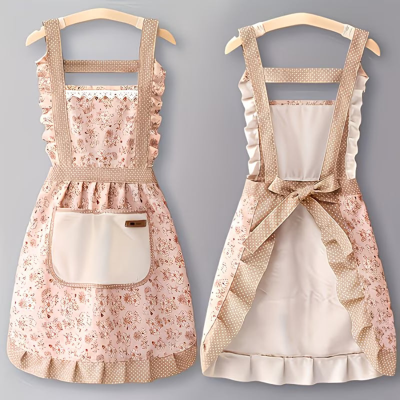 TABLIER FEMME EN TOILE – PRATIQUE & ANTISALISSURE