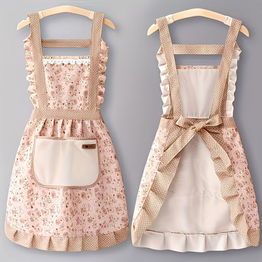 TABLIER FEMME EN TOILE – PRATIQUE & ANTISALISSURE