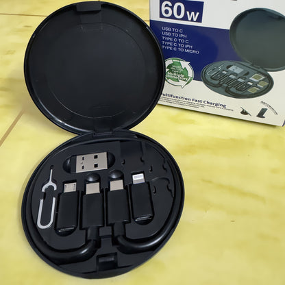 Kit de Câble Adaptateur Convertisseur OTG 5 en 1 60W