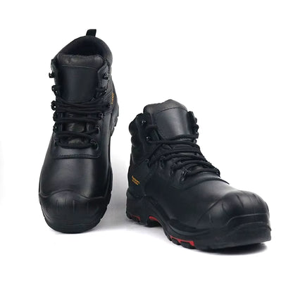 Bottines de Sécurité Premium Cuir Véritable – Protection & Imperméabilité