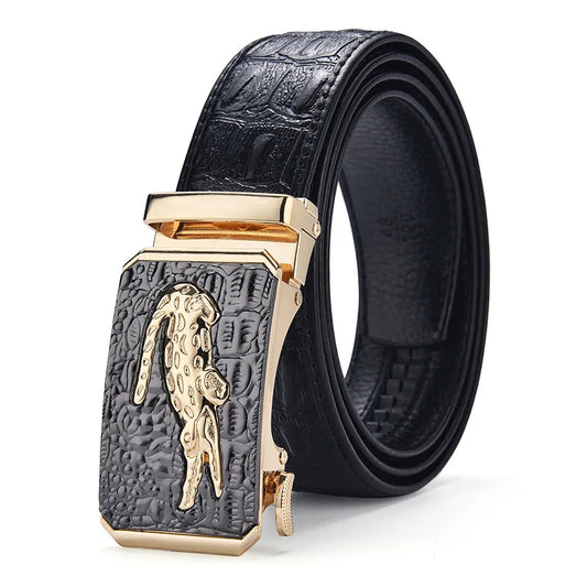 Ceinture en Cuir Véritable pour Hommes – Luxe & Élégance | Top Quality Famous Brand
