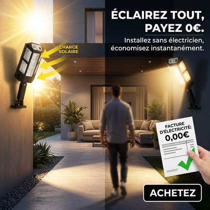 Projecteur Solaire LED Intelligent