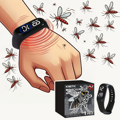 Bracelet Électronique Anti‑Moustiques – Sportif, Moderne & Efficace