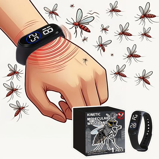 Bracelet Électronique Anti‑Moustiques – Sportif, Moderne & Efficace