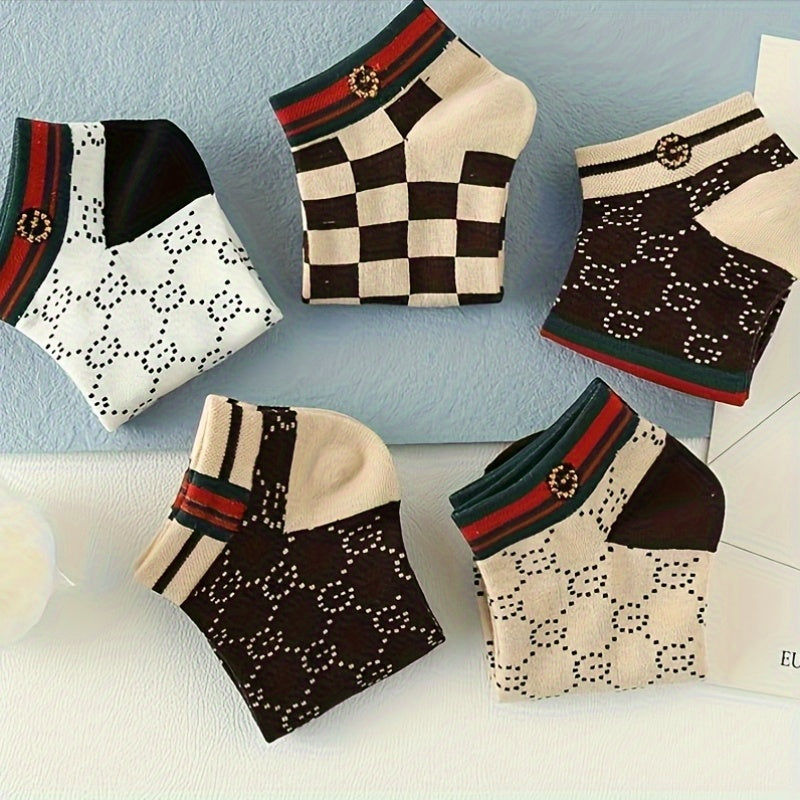 LOT DE 5 PAIRE DE CHAUSSETTES BATEAU COUPLE – STYLE & CONFORT