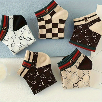 LOT DE 5 PAIRE DE CHAUSSETTES BATEAU COUPLE – STYLE & CONFORT
