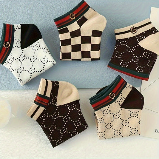 LOT DE 5 PAIRE DE CHAUSSETTES BATEAU COUPLE – STYLE & CONFORT