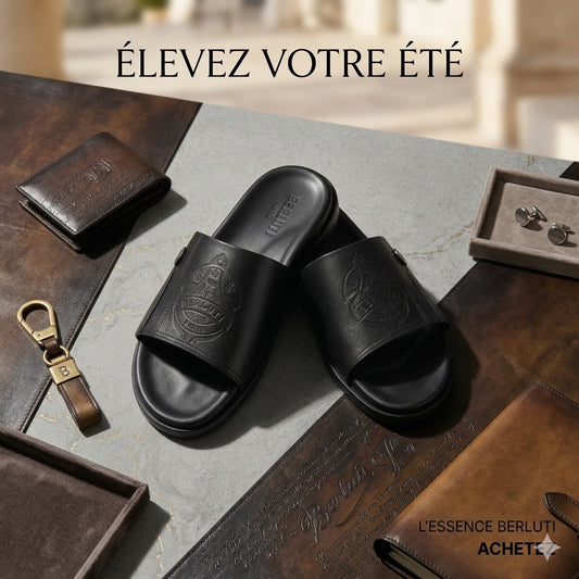 SANDALES  BERLUTI CONFORT – VRAI CUIR PREMIUM
