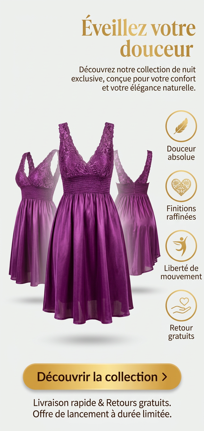 la robe  royale Satin & Dentelle Royale – Douceur et Élégance