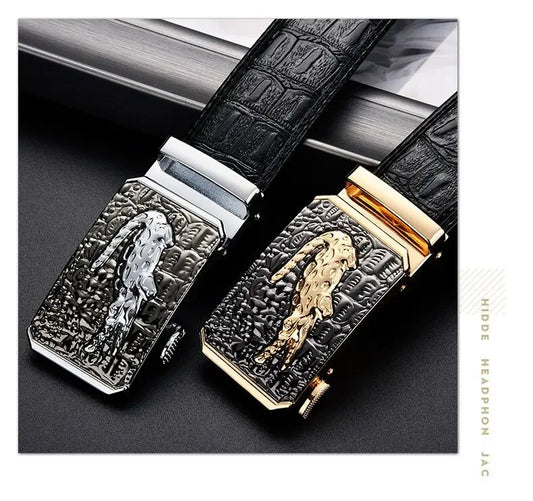 Ceinture en Cuir Véritable pour Hommes – Luxe & Élégance | Top Quality Famous Brand