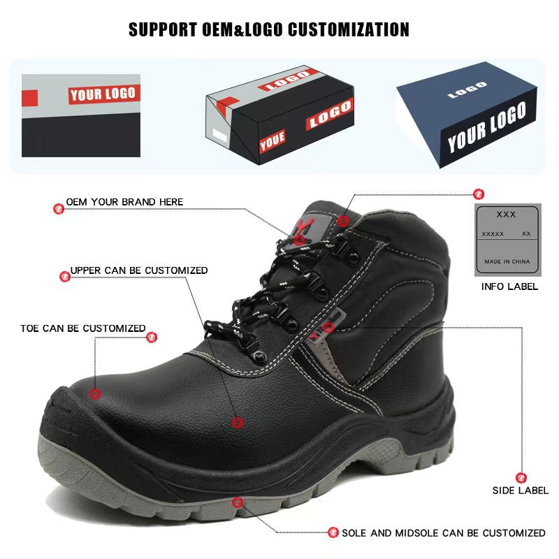 Chaussures de Sécurité Ultra-Résistantes - Protection Totale & Confort