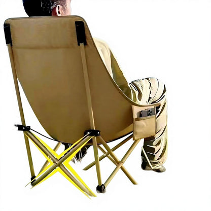Chaise de Camping Grand Confort Premium – Dossier 91cm & Structure Renforcée