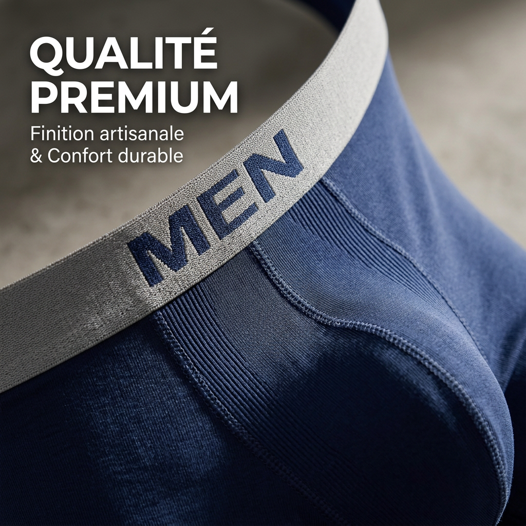 Boxer MEN Premium - Maintien Anatomique 3D & Confort Absolu