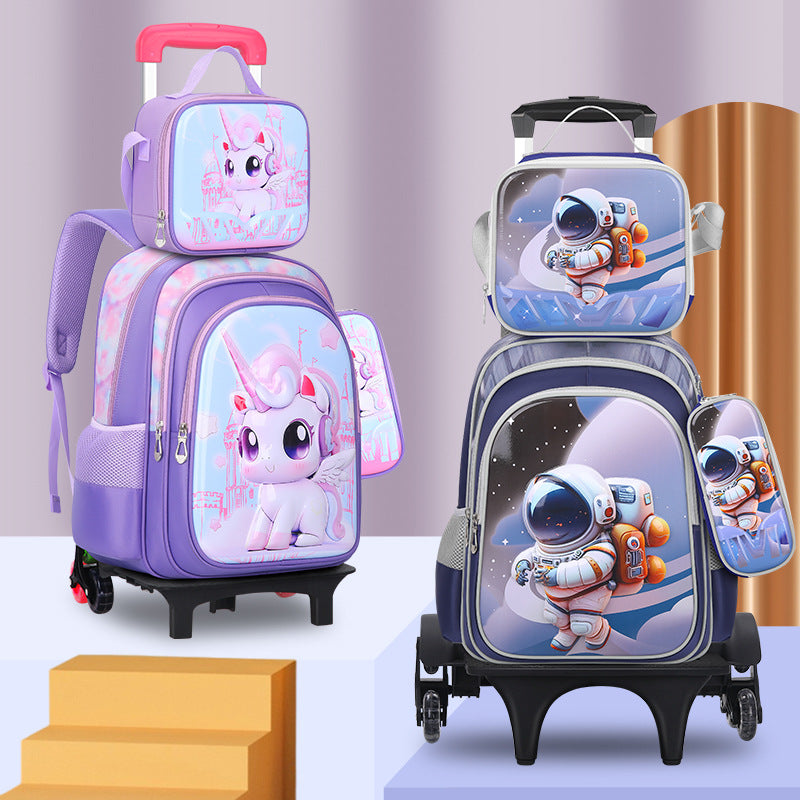 Pack Scolaire Premium Licorne 3-en-1 - Imperméable & Ergonomique