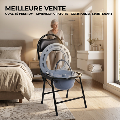 Chaise Percée Médicale Confort Plus – Autonomie & Sécurité à Domicile