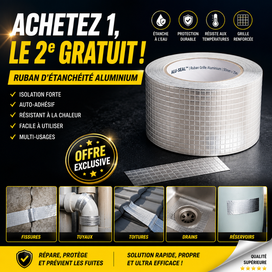 Achètez 1 et 2eme gratuit  Étanchéité instantanée sur toutes surfaces !