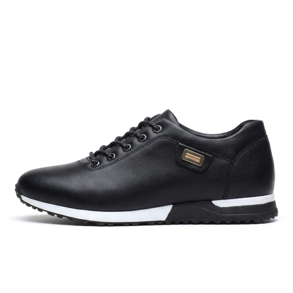 Sneakers Urban Prestige en Cuir Noir