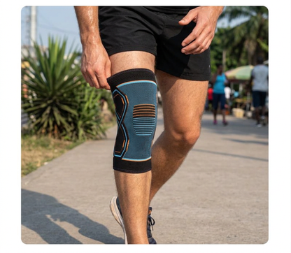 Genouillère de Compression Sportive Haute Performance - Soutien & Mobilité
