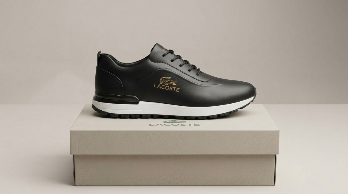 Sneakers Premium en Cuir Noir
