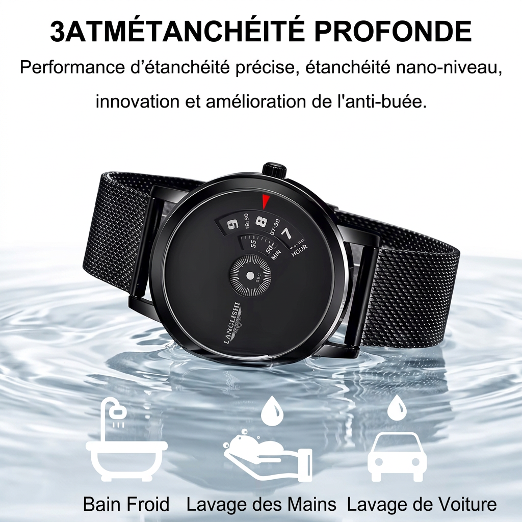 Montre Langlishi 606 - Design Unique