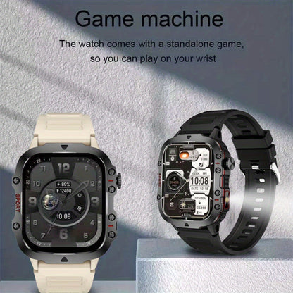 Smartwatch Tactique Pro - Appels Bluetooth & Robustesse Militaire