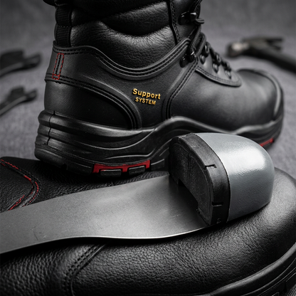 Bottines de Sécurité Premium Cuir Véritable – Protection & Imperméabilité
