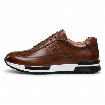 Sneakers Luxe en Cuir Brun – Élégance, Confort & Durabilité | Boutique Officielle