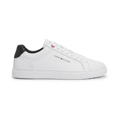 Sneakers Premium Tommy Hilfiger en Cuir Blanc – Élégance & Confort au Congo