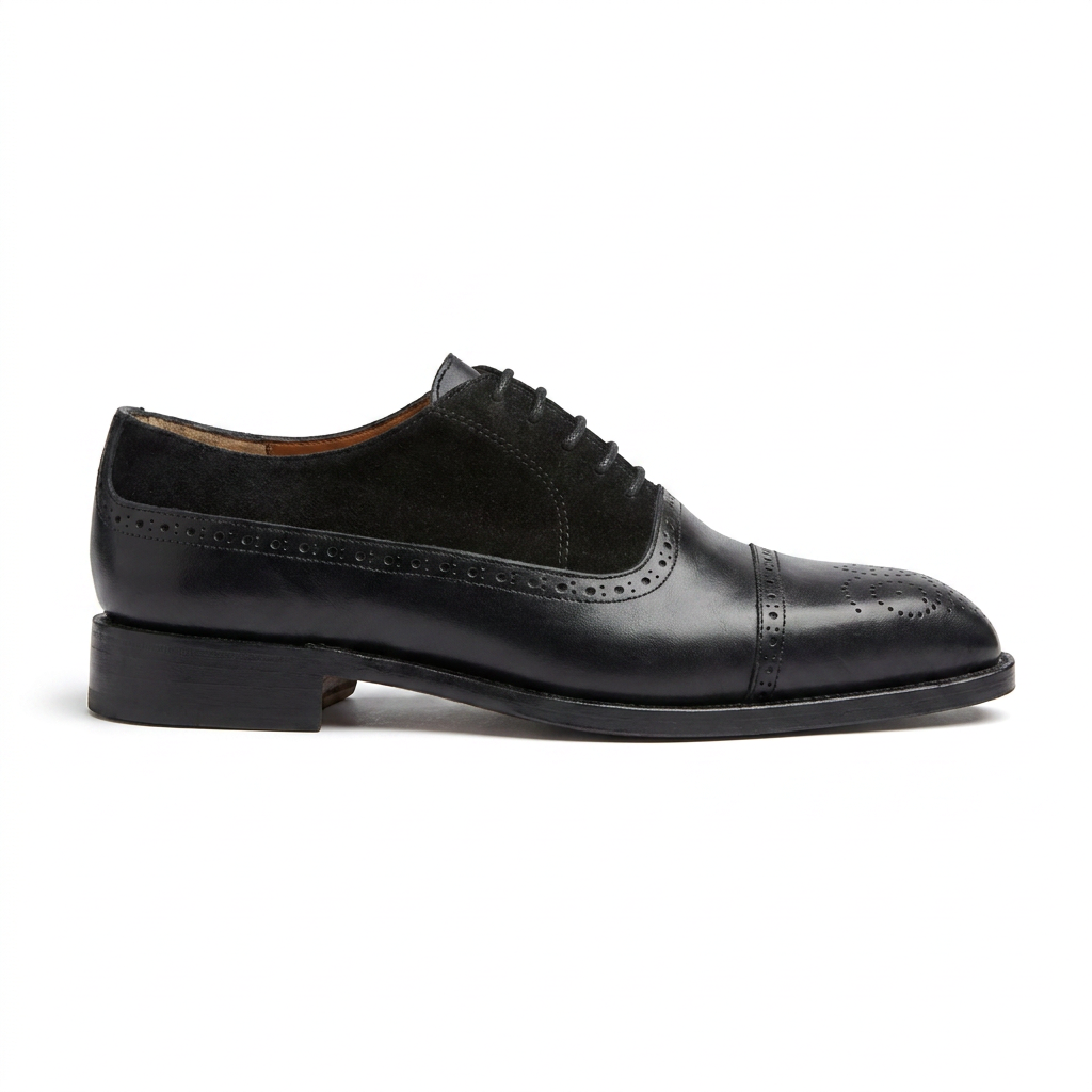 Pack Prestige Borj Afrique : Oxford Brogue en Daim & Cuir + Ceinture Offerte