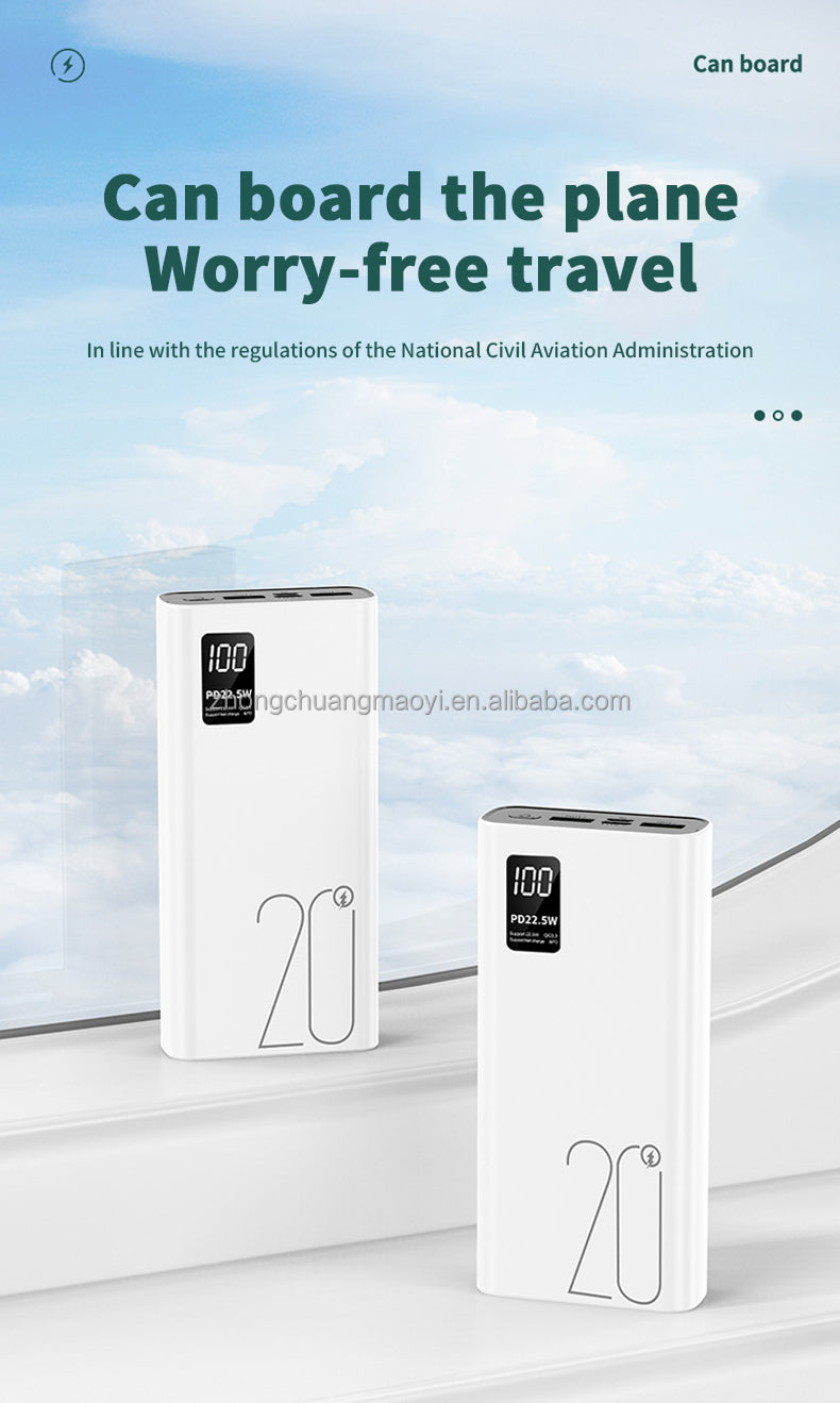 Power Bank Ultra-Rapide 22.5W - Énergie Inépuisable pour votre Smartphone
