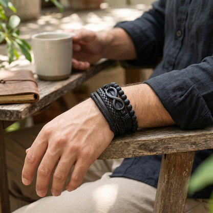 Montre SKMEI 9357 Luxe Chronographe et  Bracelet Infini Offert