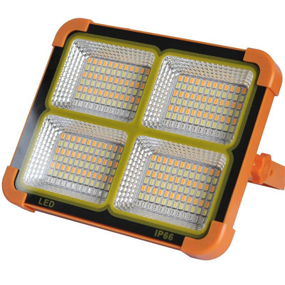 Projecteur LED Solaire Rechargeable IP66 - Éclairage Puissant & Powerbank